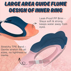 Baby Shower Cap - Waterproof Bath Visor for Toddlers 1-3 Years, Extra Soft Silicone Hair Washing Hat for Kids, Keep Water Out of Eyes(Animal Design) (Pink)