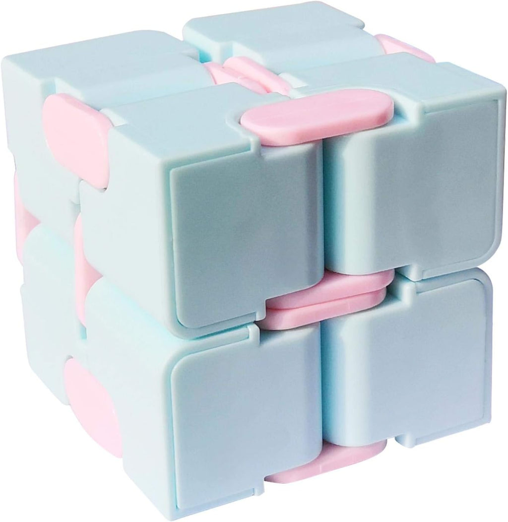 4 Pack Stress Relief and Anxiety Relief Fidget Toys,Infinity Cube,Marble Mesh