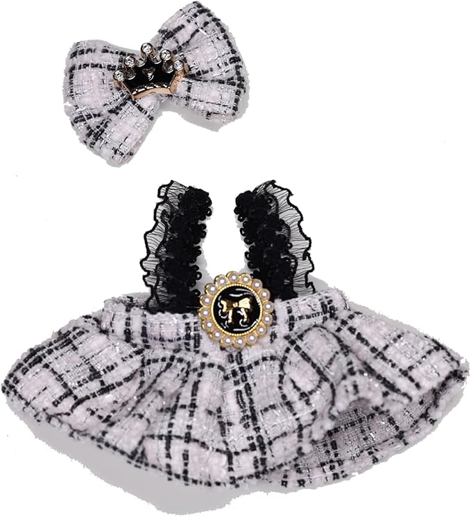 Clothes for 15/17cm Dolls(NO Doll) - Outfit for Labubu with Accessories Suit - Clothes Set for Dolls Dress Up