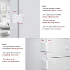 CMINGJ Cabinet Locks(6-Pack) for Babies Baby Proofing Cabinet Child Latches Locks Suitable for Cabinets, Drawer, Refrigerator, and so on.(White) (4 Flat Lock + 2 Right Angle Lock)