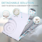 Lounger for Newborn, Newborn Lounger for 0-24 Months, Breathable & Portable Infant Nest - Soft Infant Floor Seat Cover for Travel (Triangle)