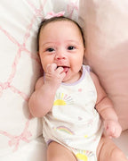 Wee Ones Girls' Plain Wrap Classic Grosgrain Hair Bows on a WeeStay No-Slip Hair Clip, Handmade, Tiny, Shocking Pink