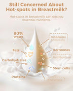 Papablic NutriWarm™ Swirlable Bottle Warmer – Advanced Nutrient-Preserving Warming Technology, Fast and Even Warming for Breastmilk & Formula, Precise Temperature Control, Easy to Use