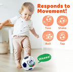 Move2Play, Hilariously Interactive Toy with Music & Sound Effects | Birthday Gift for Boy & Girl | Ball for Toddler & Baby | 6, 12, 18+ Months | 1, 2, 3+ Year Old