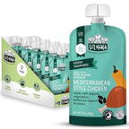 Li’l Hala Mediterranean Chicken Baby Food Pouches – Free-Range Chicken & Organic Veggies – Toddler Meals with Meat – Protein & Healthy Fats Puree – No Hormones – 6+ Months – 3.5 oz (12 Pack)