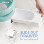Jool Baby Potty Chair for Toddler Toilet Training - Splash Guard & Back Support (Aqua)
