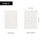 Ely’s & Co. Crib Sheets, Baby Girl/Boy Fitted Crib Mattress Sheet Set, 2 Pack, 100% Jersey Knit Cotton, Infant and Toddler Nursery Bedding, Black and White Celestial Print, 28” x 52”