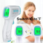 Digital Thermometer for Adults and Kids, No Touch Forehead Thermometer for Baby, 2 in 1 Body Surface Mode Infrared Thermometer with Fever Alarm and Instant Accuracy Readings