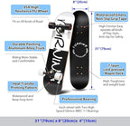 Easy_Way Complete Skateboards- Standard Skateboards for Beginners Kids Boys Girls Teenager- 31''x 8''Canadian Maple Cruiser Pro Skate Board, Skateboards