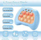 Children Quickly Push Toy Games, Adults Quickly Push Handheld Game Toys, Bubble Pressure pop-up Light Games, Birthday, Boys and Girls Autism Relief, Multiplayer PK