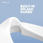 Jool Baby Potty Training Seat for Boys And Girls, Fits Round & Oval Toilets, Non-Slip with Splash Guard, Includes Free Storage Hook (Aqua)