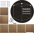 MINI 3D Led Cube DIY Electronics Kit Soldering Project Kit (3D16MINI-CASE-6PS)