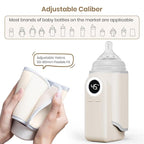 Portable Bottle Warmer for Travel, Precise Temperature Milk Warmer, 10000mAh Long Battery Life USB-C Fast Charging for Breast Milk/Formula Milk Warming, Fit Car, Airplane & On The Go Bottle Warmer