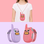 Walkie Talkies for Kids Rechargeable, Christmas Birthday Gifts for Girls Age 3-9,Easy to Use Kids Walkie Talkies,Spy Games Toys for 3 4 5 6 7 8 9 10 12 Year Old Girl with USB Chargeable Battery 2 Pack