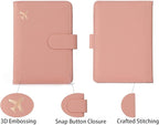 Melsbrinna Rfid Passport Holder for Travel women/Men, Cute Passport Wallet Rfid Blocking Card Slots, Rfid Passport Cover/CaseTravel Wallet, Passport Book Holder (1, Pink)