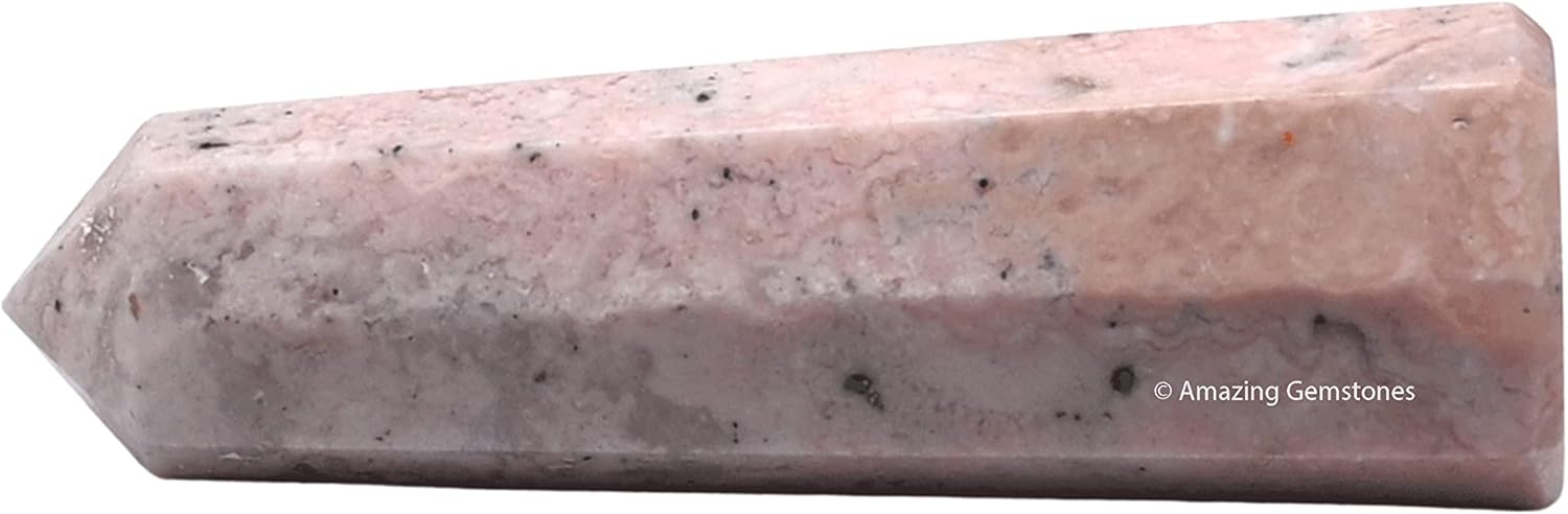 Amazing Gemstone Rhodochrosite Crystal Towers ~ Natural Healing Crystal Point Obelisk for Reiki Healing and Crystal Grid (2 to 3 INCH)