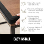 GORILLA GRIP Baby Proof Corners and Edges for Furniture, Kid Proofing Adhesive Table Corner Protectors, Heavy Duty Soft Rubber Foam Protection, Includes 8 Protective Safety Guards, 15 Feet, Black