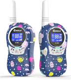 Qniglo Walkie Talkies for Kids - Rechargeable Kids Walkie Talkies with Clear Sound, Long Range - Perfect Birthday for 3-8 Year Old Boys Girls - Outdoor Adventures, Camping, Hiking