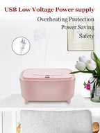 Wipe Warmer - 2025 New Premium Baby Wet Wipes Dispenser, Baby Wipe Warmer for Home Use - Essential Calentador De Wipes para Bebes - Travel Friendly with Direct Plug-in Power Supply