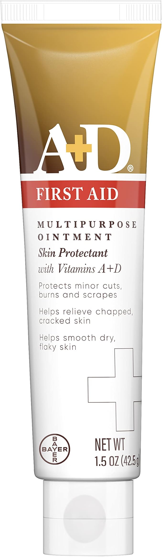 A+D First Aid Ointment, Multipurpose Dry Skin Moisturizer and Skin Protectant, 1.5 Oz (Pack of 3)