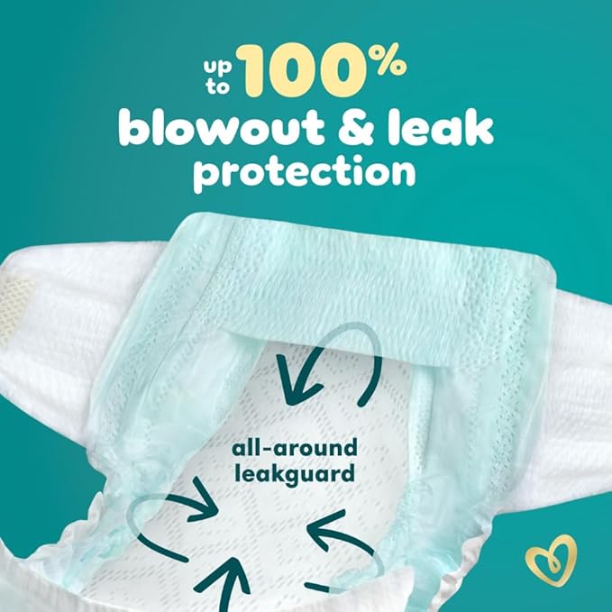 Pampers Swaddlers Diapers, Size 3 (13-26 lbs), 168 Count, Absorbent, Keeps Baby Dry and Comfortable, Skin Safe Disposable Baby Diaper (Packaging May Vary)