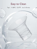 Momcozy Flange Insert 21mm Compatible with 24mm Flange/Shield of Most Pumps, Insert for Breast Pump Replacement Accessories, 4PCS 21mm