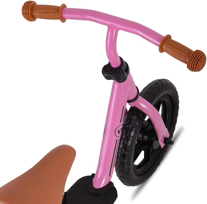 JOYSTAR 10"/12" Toddler Balance Bike for Girls & Boys, Ages 18 Months to 5 Years, Kids Push Bike with Footrest & Adjustable Seat Height, First Birthday Gifts for 2-5 Boys Girls
