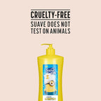 Suave Kids Minions 3-In-1 Shampoo, Conditioner, and Body Wash, For Tear-Free and Gentle Cleansing, 28 oz(Pack of 4)