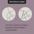 Tommee Tippee Advanced Anti-Colic 5 oz BPA Free Baby Bottles, Newborn 0+ Months, Slow Flow Breast-Like Nipple, Unique Design Keeps Air Away from Milk and Baby, Clear, Pack of 4