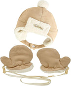 Baby Mittens Sherpa Lined Fleece 0-24 Months Winter