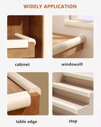 Baby Proof Edge Corner Protector, 16.4FT 0.47''Th L-Shape Furniture Corner & Edge Safety Bumpers with 10 Corners, Pre-Taped, Soft NBR Rubber Foam Desk Edge Cushion Wall Corner Protector (Grey)