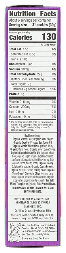 Annie's Organic Friends Bunny Grahams 7oz, pack of 1