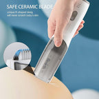 Bimirth Baby Hair Clipper with Vacuum - Hair Trimmer for Kids and Toddlers - Waterproof, Rechargeable, Cordless Hair Cutting Machine for Children (with Bag)