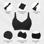 As Fairy Seamless Nursing Bras for Breastfeeding Soft Wireless Sleep Maternity Bralette Regular and Plus Size