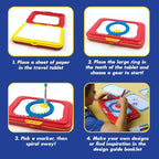 Spirograph Jr. — Jumbo Sized Gears Classic Retro Toy For Spiral Drawing Art Design Toy Kit for Smaller Hands — For Kids Ages 3 and Up