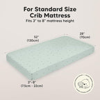 KeaBabies 2-Pack Organic Crib Sheets for Boys, Girls - 52x28 Fitted Crib Mattress Sheet Neutral, Breathable Jersey Cotton Cover for Baby Bed, Toddler Mattress, Soft & Cute Prints (Bunnies)