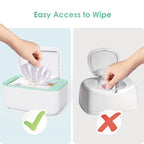 Wipe Warmer Diaper Warmer Baby Wipe Warmer Dispenser: Wet Wipes Warmer Large Capacity - Wet Wipes Heater with Even Overall Heating Wipes Warmer for Newborn Wet Napkin Warmer for Wipes & Towel (Green)