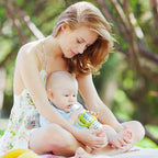 Silicone Baby Bottle Handles, 2PCS Bottle Handles for Dr Brown Narrow Bottles, Easy Grip Handles to Hold Baby Bottle, Easy Carry Handle Lightweight Bottle Handle(Green/Blue)