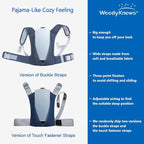 WoodyKnows Side-Sleeping Backpack, Sleep Position Trainer, alleviates snoring Caused by Throat Issues (Large 1 Pack)