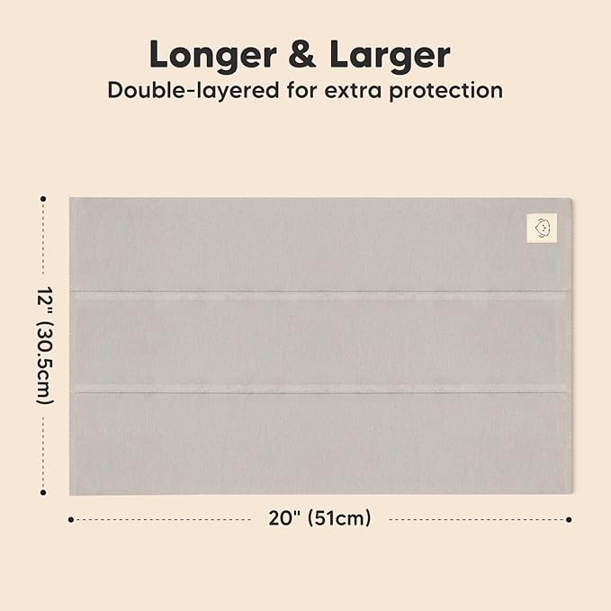 Organic Burp Cloths Baby Boy, Girl - 6-Pack Large Cotton Burping Cloths for Babies, Spit Up Rags, Super Absorbent, Ultra Soft Newborn Rag, Gender Neutral, Machine Washable, Durable (Embrace)