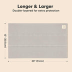 Organic Burp Cloths Baby Boy, Girl - 6-Pack Large Cotton Burping Cloths for Babies, Spit Up Rags, Super Absorbent, Ultra Soft Newborn Rag, Gender Neutral, Machine Washable, Durable (Embrace)