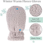 Zsedrut Baby Boys Winter Glove Warm Toddler Infant Girls Mittens Fleece Lined Gloves 1-7 Years