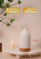 VIVITEST Stone Diffuser,200ML Diffusers for Home,Ultrasonic Aromatherapy Essential Oil Diffuser