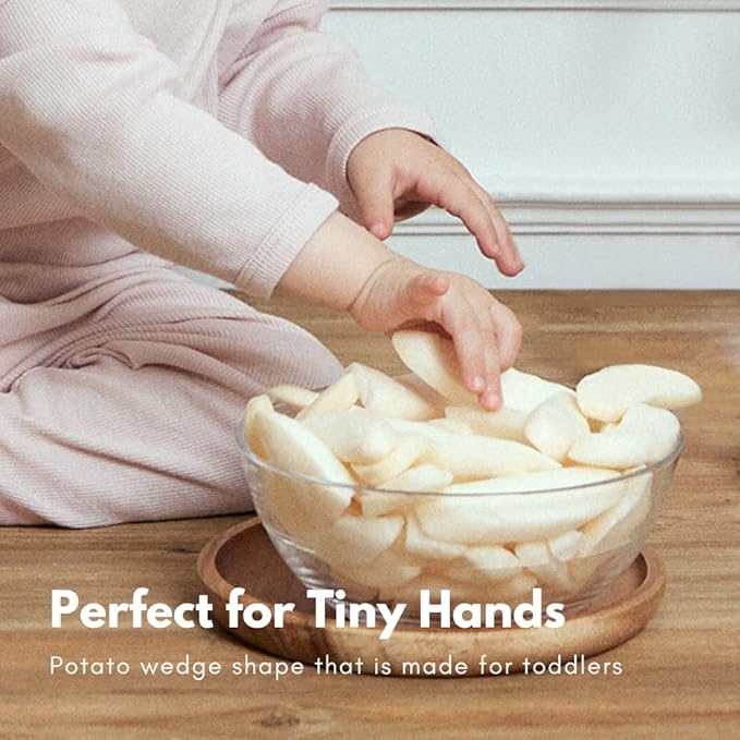 Naeiae Pop Organic Snack, Rice Puffs Teething Snack for Babies & Toddlers (100% Korean Rice, Naturally Gluten-Free, No Oil) Wholesome Baby Teether Food, Nutritious Finger Snacks for 6 Months to 2 Years, 5-Pack