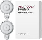 Momcozy Original Replacement Accessories for Upgraded Mobile Flow | Upgraded M9,Original Upgraded M9 Breastfeeding Parts,Double-Layed Diaphragm,2 Pack