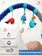 Pau1Hami1ton Baby Stroller Arch Toys, Car Seat Toys,Baby Gifts.S-19(Cloud)