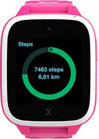 XPLORA XGO 3 - Watch Phone for Children (4G) - Calls, Messages, Kids School Mode, SOS Function, GPS Location, Camera and Pedometer – (Subscription Required) (Pink)