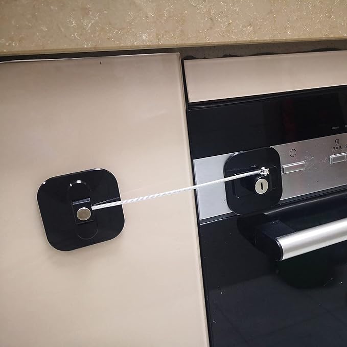 YEYA Upgraded Refrigerator Lock for Adults, Fridge Locks for Kids with Key