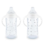 NUK Learner Cup 6+ Months Timeless Collection Amazon Exclusive 10 Oz – BPA Free Spill Proof Sippy Cup 2 Count (Pack of 1)