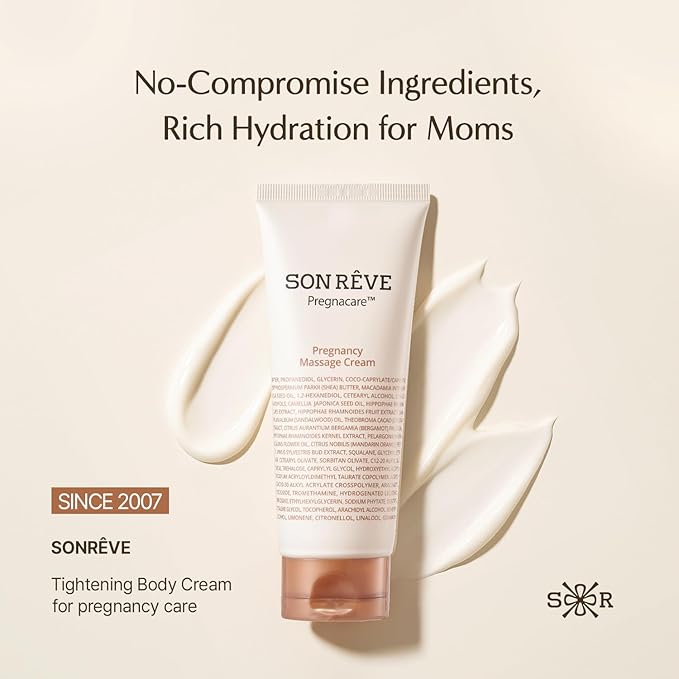 Stretch-Care Massage Cream for Teens & Expecting Mothers – Deep Moisture & Body Elasticity Support, 150 ml